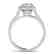 1.4 CTW Certified VS/SI Diamond Solitaire Halo Ring 14K - 2