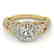 1.25 CTW Certified VS/SI Diamond Solitaire Halo Ring