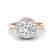 2 CTW Micro Pave VS/SI Diamond Ring Designer Halo 14K