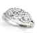 1.45 CTW Certified VS/SI Diamond 3 Stone Ring 14K White