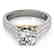 1.36 CTW Certified VS/SI Diamond Pave Ring 14K White &