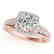 2 CTW Certified VS/SI Diamond Solitaire Halo Ring 14K - 2
