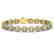 13.25 CTW Oval Diamond Designer Bracelet 18K Yellow