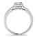1.4 CTW Certified VS/SI Princess Diamond Solitaire Halo - 2
