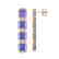 11.93 CTW Tanzanite & Diamond Halo Earrings 10K Rose - 2