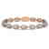 10.61 CTW Marquise Diamond Designer Bracelet 18K Rose