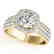 1.8 CTW Certified VS/SI Diamond Solitaire Halo Ring 14K
