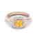 1.16 CTW Citrine & Micro VS/SI Diamond Ring Solitaire