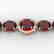 65 CTW Garnet & Micro Pave VS/SI Diamond Halo Designer