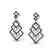 3 CTW Micro Pave Black & White VS/SI Diamond Earrings