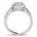 1.01 CTW Certified VS/SI Diamond Solitaire Halo Ring - 2