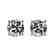 1 CTW Certified VS/SI Quality Cushion Cut Diamond Stud