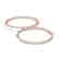 4.25 CTW Diamond VS/SI Certified 50 Mm Hoop Earrings