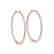 4.25 CTW Diamond VS/SI Certified 50 Mm Hoop Earrings - 2
