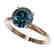 2.50 CTW Certified Intense Blue SI Diamond Solitaire