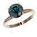 2.50 CTW Certified Intense Blue SI Diamond Solitaire - 2
