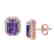9.40 CTW Amethyst & Micro Pave VS/SI Diamond Halo - 2