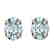 5 CTW Aquamarine Designer Inspired Solitaire Stud
