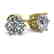 1.0 CTW Certified VS/SI Diamond Stud Art Deco Earrings