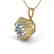 0.50 CTW VS/SI Diamond Solitaire Necklace 14K Yellow
