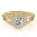 1.15 CTW Certified VS/SI Diamond Solitaire Halo Ring