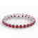 46 CTW Ruby & Micro Pave VS/SI Diamond Halo Designer - 2