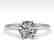 1.0 CTW VS/SI Diamond Art Deco Ring 14K White Gold