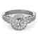 1.25 CTW Certified VS/SI Diamond Solitaire Halo Ring