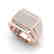 3 CTW VS/SI Diamond Baguette & Round Men's Ring 14K - 2