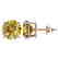 4 CTW Certified Intense Yellow SI Diamond Solitaire - 2