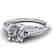 1 CTW Solitaire Certified VS/SI Diamond Ring 18K White - 2