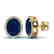 5.50 CTW Sapphire & Micro VS/SI Diamond Halo Earrings - 2