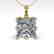 1 CTW Certified VS/SI Princess Diamond Art Deco - 2