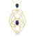 3.50 CTW Tanzanite & Micro VS/SI Diamond Heart Necklace