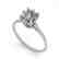 1.0 CTW VS/SI Princess Diamond Solitaire Ring 14K White - 2