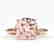 5 CTW Cushion Cut Morganite Designer Inspired Solitaire