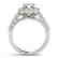 2.5 CTW Certified VS/SI Diamond Solitaire Halo Ring 14K - 2