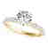 1.15 CTW Certified VS/SI Diamond Solitaire Ring 14K - 2