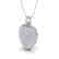 3 CTW Micro Pave VS/SI Diamond Designer Heart Necklace - 2