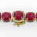 46 CTW Ruby & Micro Pave VS/SI Diamond Halo Designer
