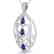 3.50 CTW Tanzanite & Micro VS/SI Diamond Heart Necklace - 2