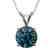 1.25 CTW Certified Intense Blue SI Diamond Solitaire