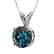 1.25 CTW Certified Intense Blue SI Diamond Solitaire - 2