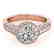 2.56 CTW Certified VS/SI Diamond Solitaire Halo Ring