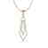 0.80 CTW Micro Pave VS/SI Diamond Necklace 14K Yellow