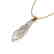 0.80 CTW Micro Pave VS/SI Diamond Necklace 14K Yellow - 2