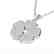 0.80 CTW Micro Pave VS/SI Diamond Designer Necklace 14K