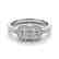 1 CTW Certified VS/SI Diamond 2 Stone Solitaire Ring