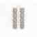 5.33 CTW Emerald Cut Diamond Designer Earrings 18K Rose