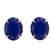 7 CTW Sapphire Designer Inspired Solitaire Stud